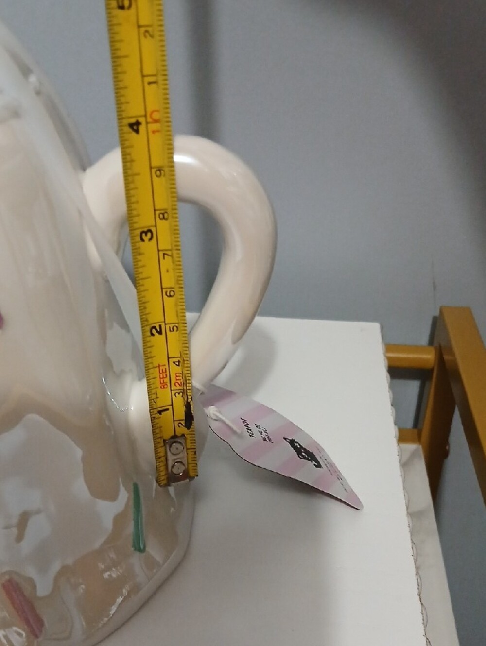 New! Cute Ceramic Pastel Ghost Teapot by Booville NWT - Picture 8 of 10
